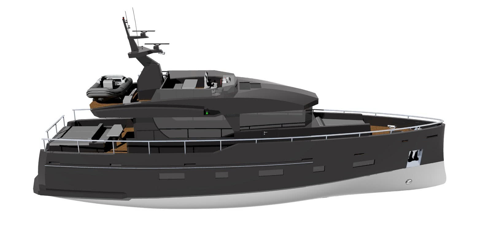 Дизайн - Моторная яхта B-20 «Бекар»