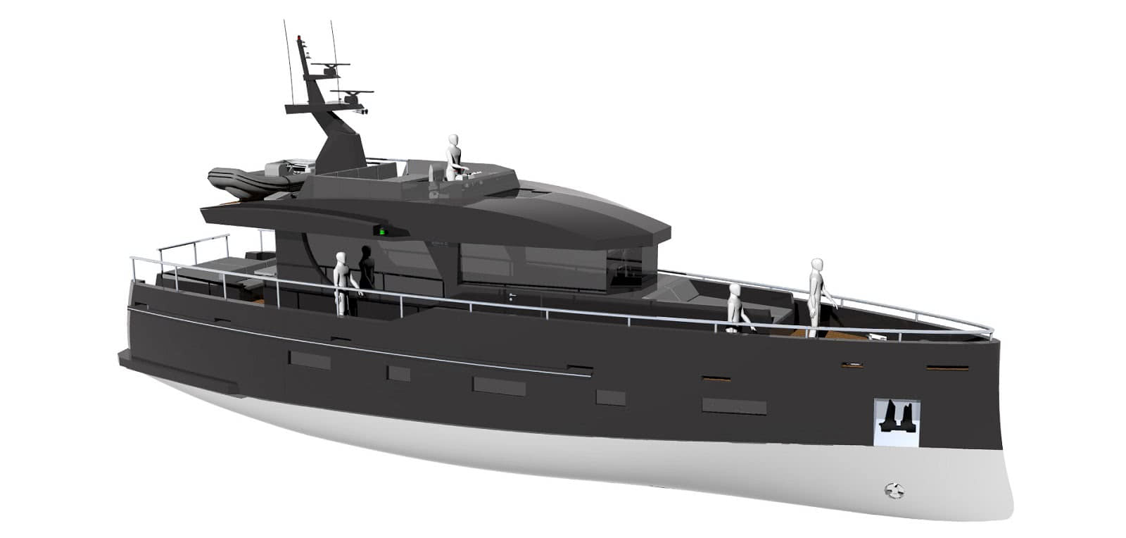 Дизайн - Моторная яхта B-20 «Бекар»