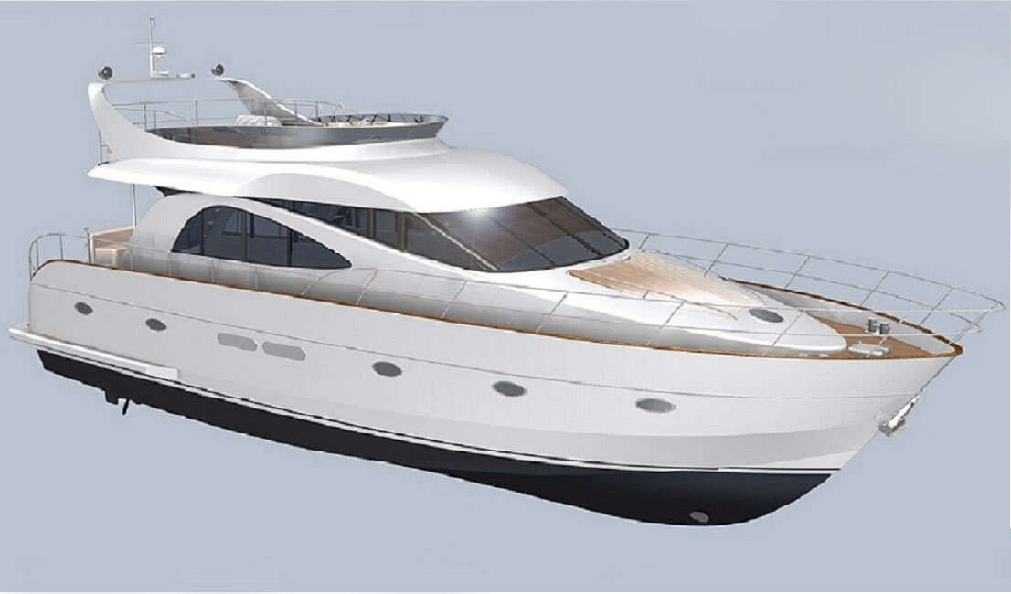 Дизайн - Моторная яхта LS-17 «Лотос»