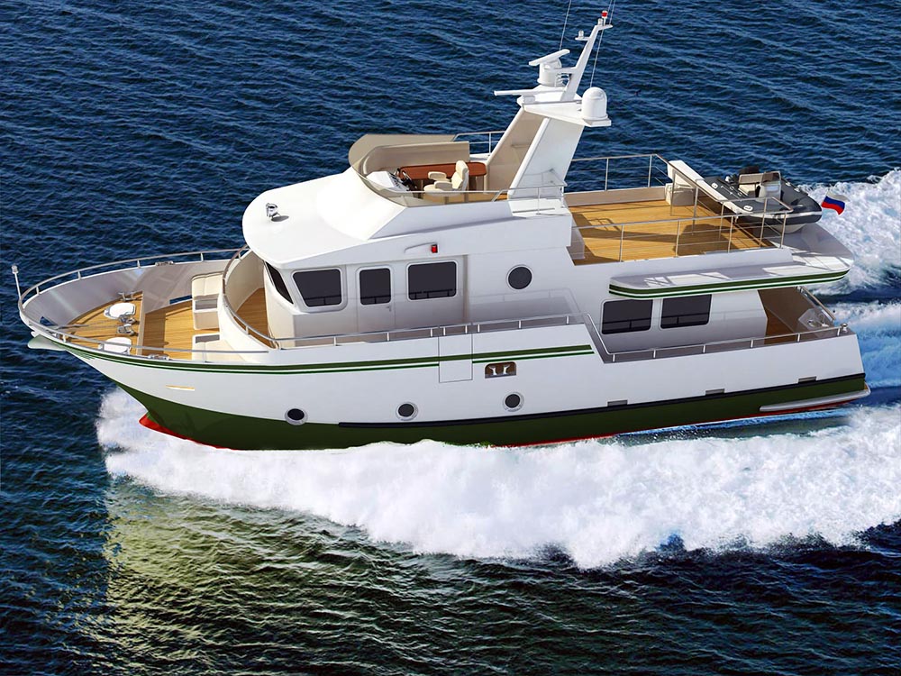 Дизайн - Моторная яхта SMT-50 «Бродяга»