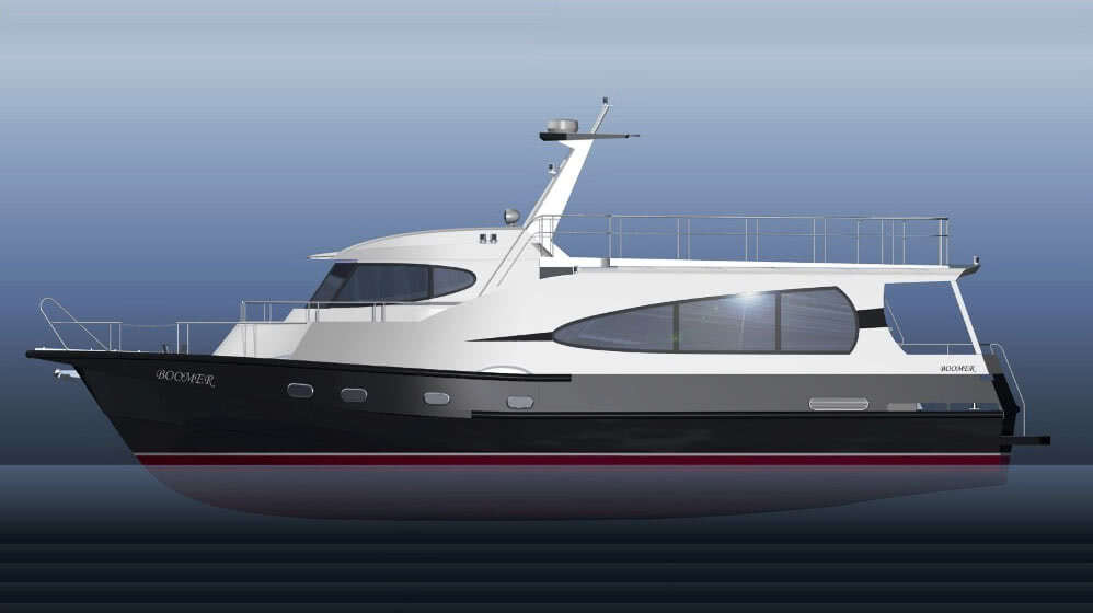 Дизайн - Моторная яхта ST-15 «Бумер»